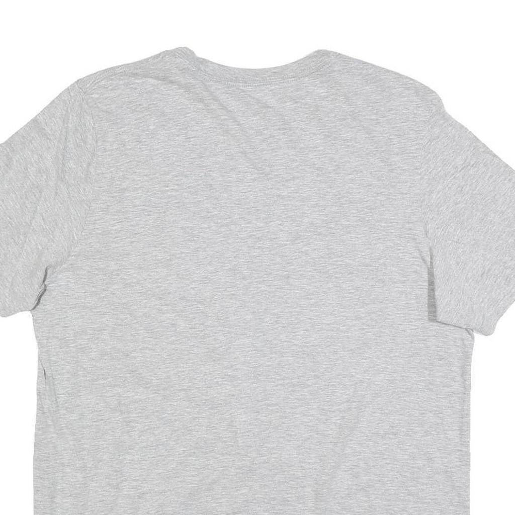 ADIDAS Mens Grey T-Shirt M Short Sleeve Crew Neck Cotton Blend Casual Sport