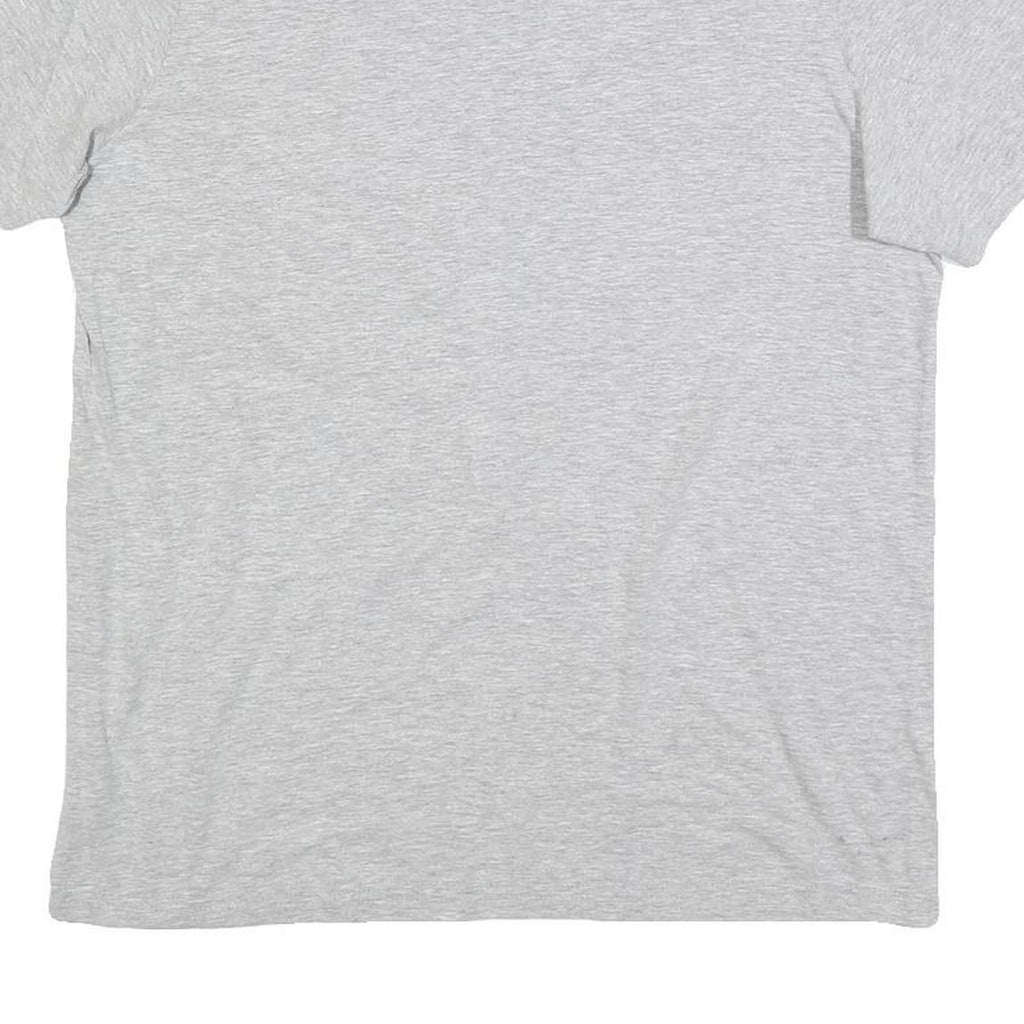 ADIDAS Mens Grey T-Shirt M Short Sleeve Crew Neck Cotton Blend Casual Sport