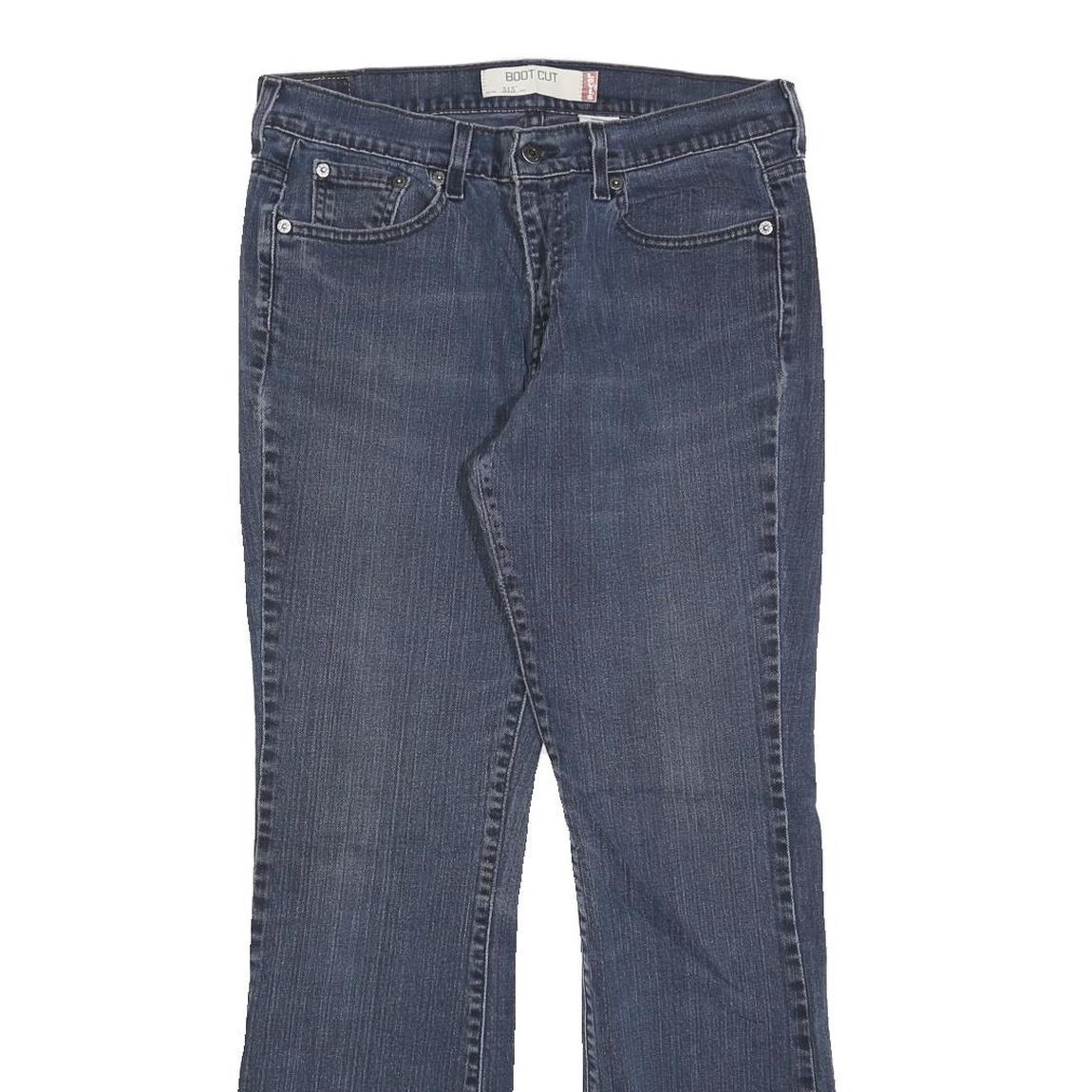 LEVI'S 515 Womens Jeans Blue Regular Bootcut Denim Medium W32 L32 Classic Cotton