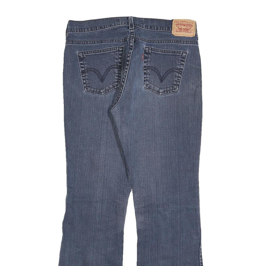 LEVI'S 515 Womens Jeans Blue Regular Bootcut Denim Medium W32 L32 Classic Cotton