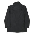 PIERRE CARDIN Mens Black Jacket L Polyester Blend Zip Plain Classic Outerwear