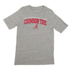 CHAMPION Mens Grey University Of Alabama Crimson Tide Graphic T-Shirt M Crew