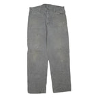 DICKIES Mens Grey Regular Fit Straight Denim Jeans W36 L34 Workwear
