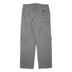 DICKIES Mens Grey Regular Fit Straight Denim Jeans W36 L34 Workwear