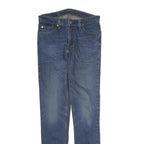 LEVI'S 511 Mens Blue Regular Slim Denim Medium W30 L34 Straight Zip Jeans