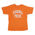 Mens Orange Virginia Tech Graphic T-Shirt M Short Sleeve Crew Neck Casual
