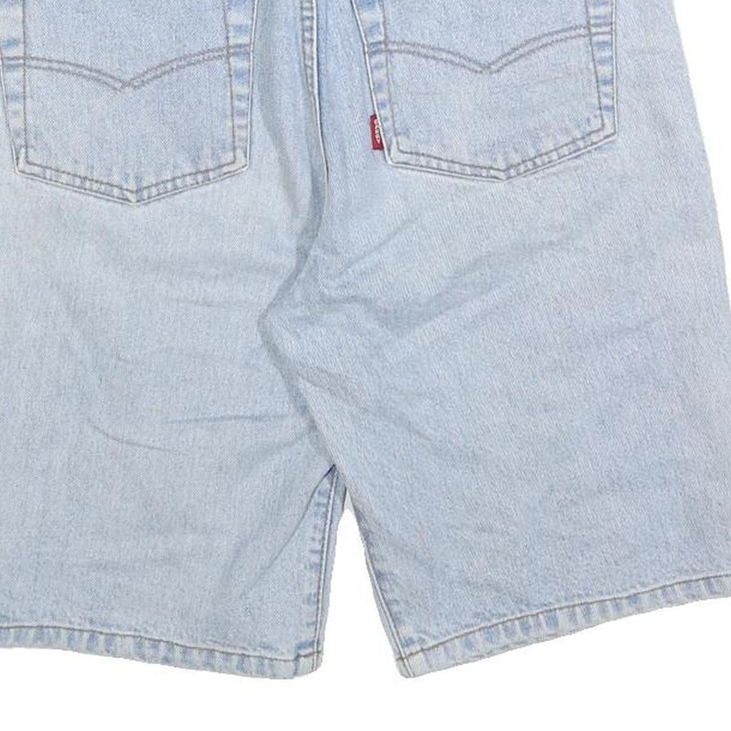 GARRY Womens Shorts Blue Denim Casual S W28 Classic Summer Fashion