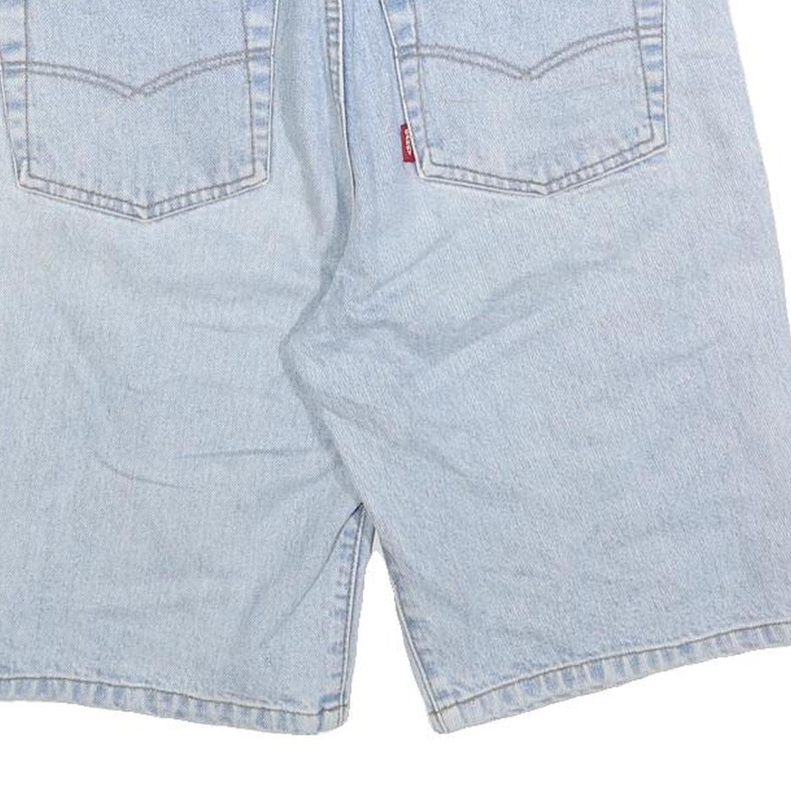GARRY Womens Shorts Blue Denim Casual S W28 Classic Summer Fashion
