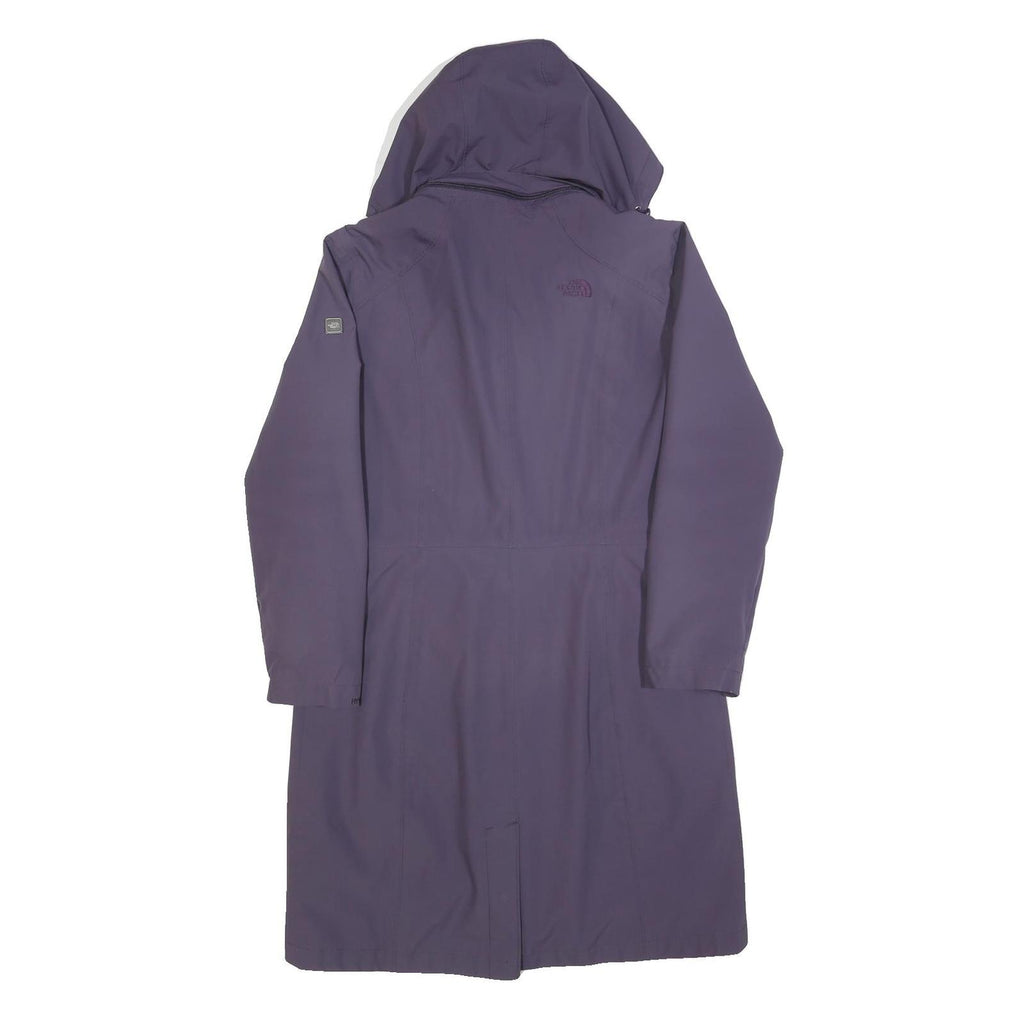 THE NORTH FACE Womens Purple Outdoor Jacket M Polyester Zip Hooded Casual