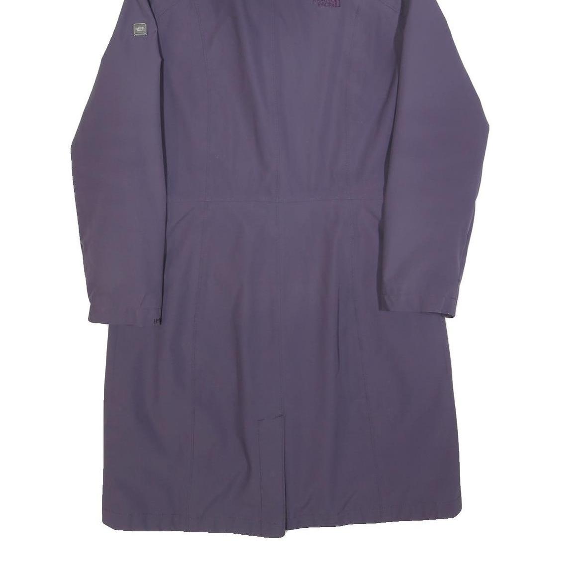 THE NORTH FACE Womens Purple Outdoor Jacket M Polyester Zip Hooded Casual
