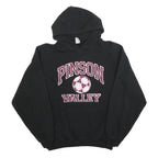 BADGER SPORT Mens Black Pinson Valley Pullover Hoodie L Cotton Blend