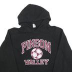 BADGER SPORT Mens Black Pinson Valley Pullover Hoodie L Cotton Blend