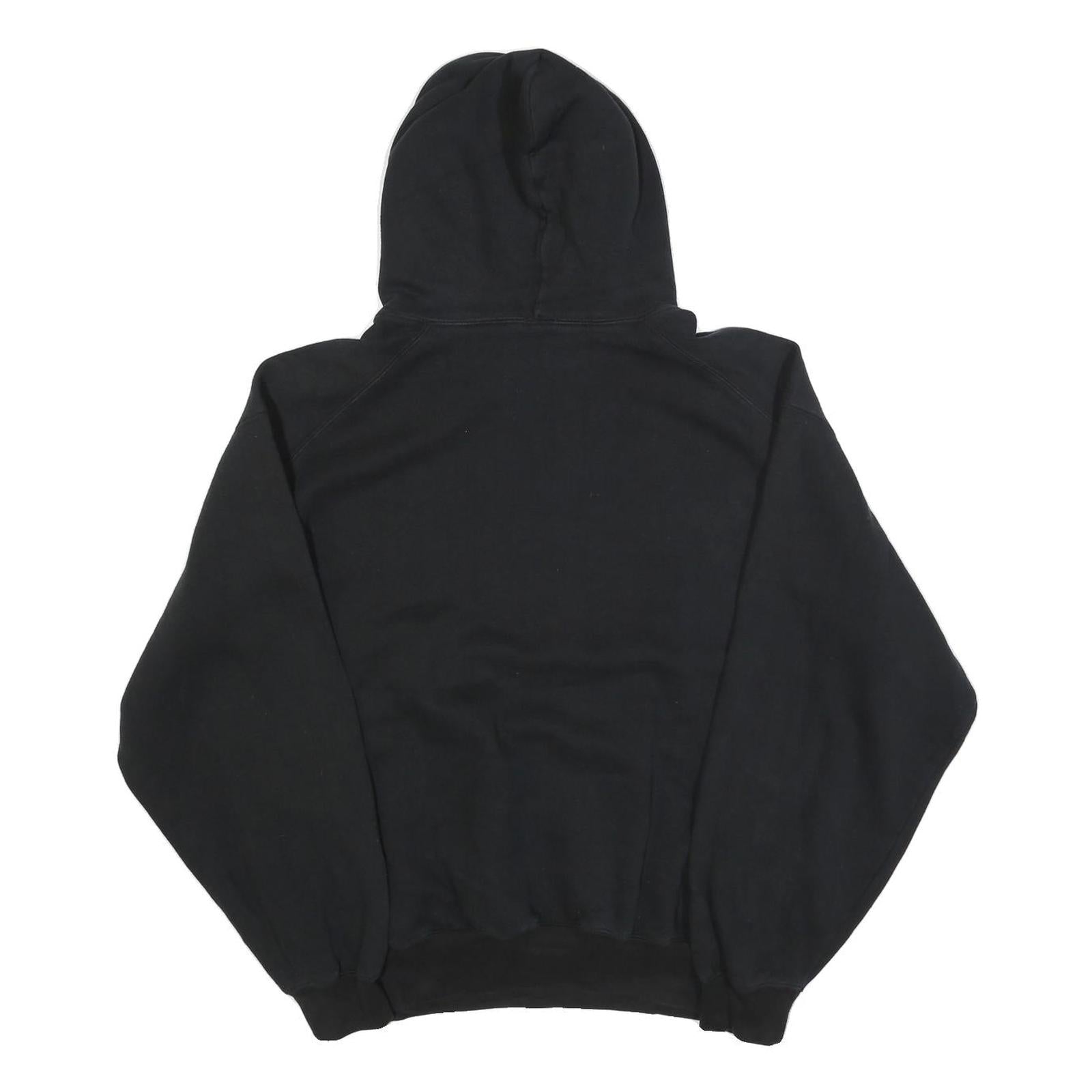 BADGER SPORT Mens Black Pinson Valley Pullover Hoodie L Cotton Blend