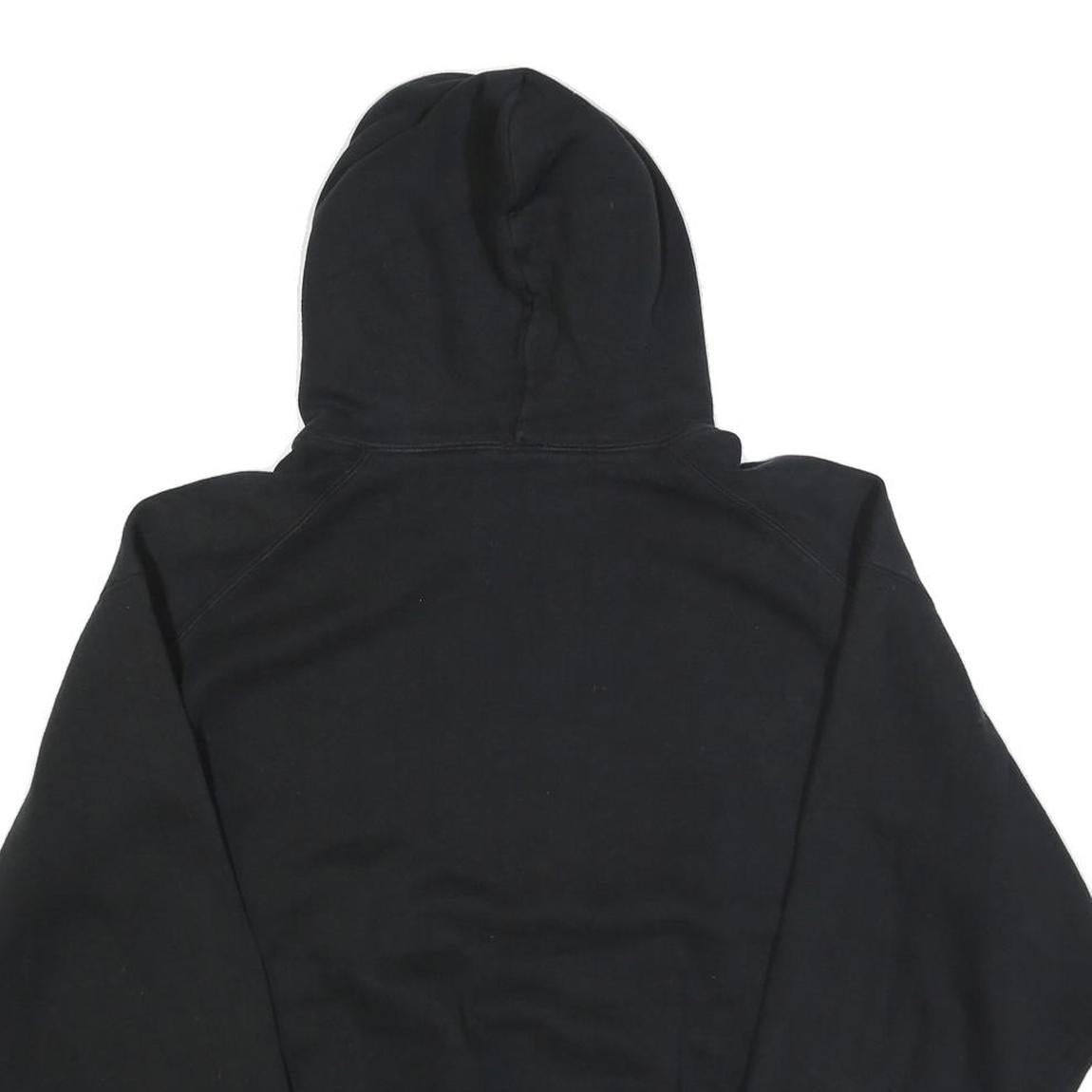 BADGER SPORT Mens Black Pinson Valley Pullover Hoodie L Cotton Blend