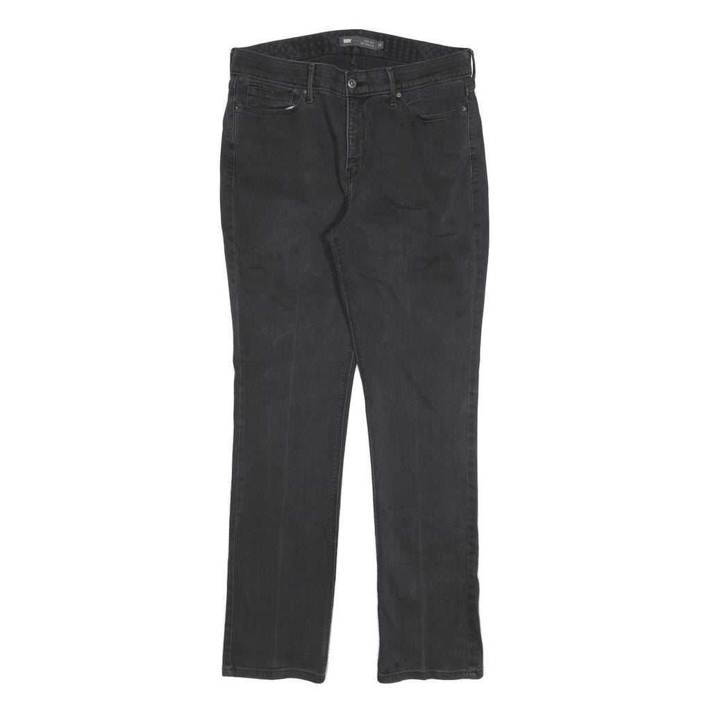 LEVI'S 525 Womens Jeans Black Regular Straight Denim Medium W31 L32 Classic Fit