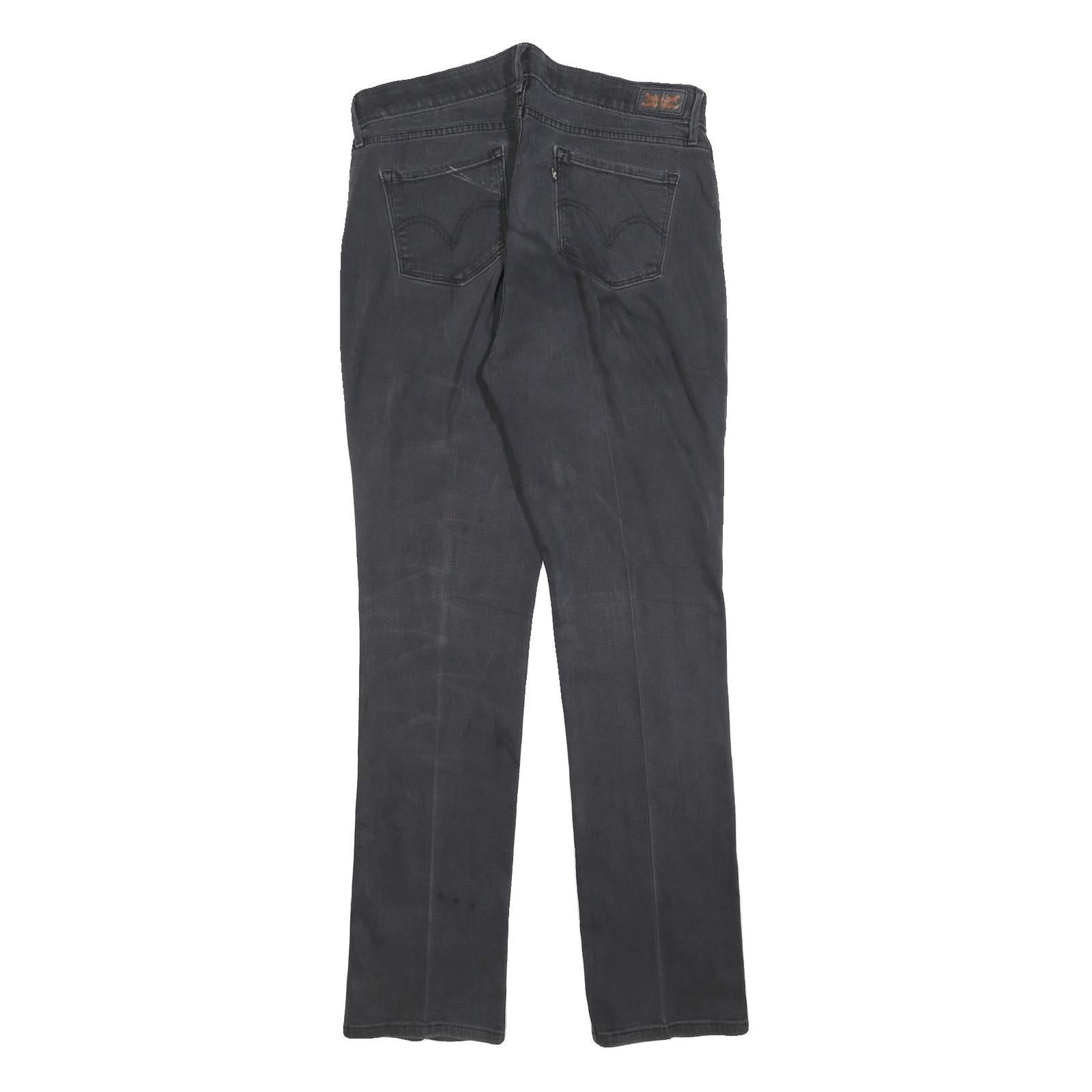 LEVI'S 525 Womens Jeans Black Regular Straight Denim Medium W31 L32 Classic Fit