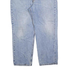 LEVI'S 550 Straight Mens Jeans Light Blue Relaxed Straight Denim Stone Wash W38