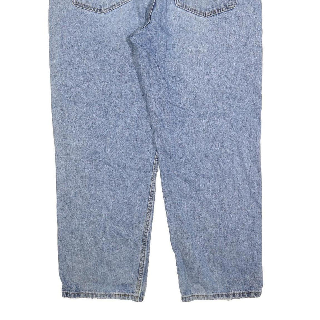 LEVI'S 550 Straight Mens Jeans Light Blue Relaxed Straight Denim Stone Wash W38