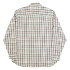 TIMBERLAND Mens Shirt Beige Check Long Sleeve L