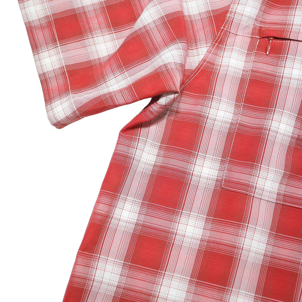 THE NORTH FACE Mens Red & White Check Shirt M Lightweight Breathable Outdoor