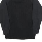 G-STAR Mens Black Patterned Pullover Cable Knit 2XL Cotton Jumper Knitwear