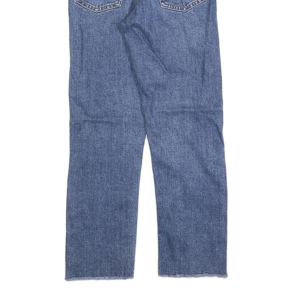 LEVI'S Womens Blue Regular Straight Denim Light W24 L26 Button Closure Jeans