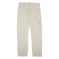 LEVI'S Mens Trousers Beige Regular Straight W33 L34