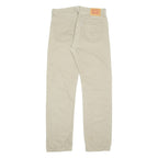 LEVI'S Mens Trousers Beige Regular Straight W33 L34
