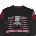 SPORTSWEAR Mens Black & Maroon Sweatshirt Crew Neck XL Best Game Street Sport