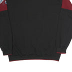 SPORTSWEAR Mens Black & Maroon Sweatshirt Crew Neck XL Best Game Street Sport