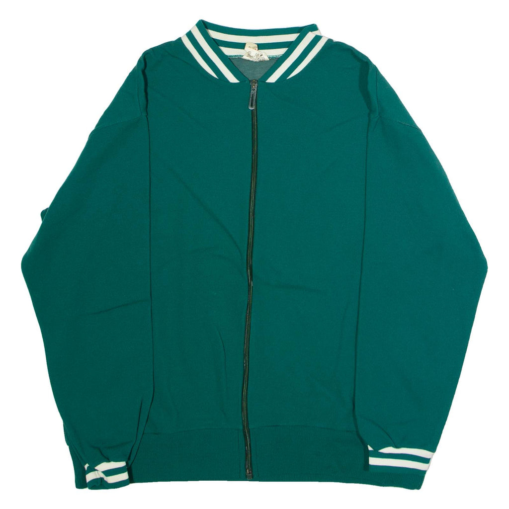 NYLTEL Mens Track Jacket Green 80s M