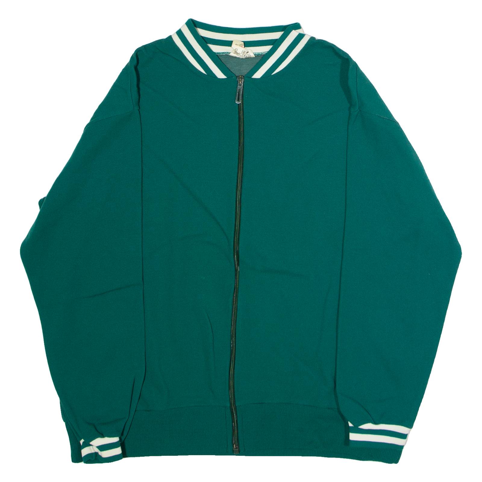NYLTEL Mens Track Jacket Green 80s M