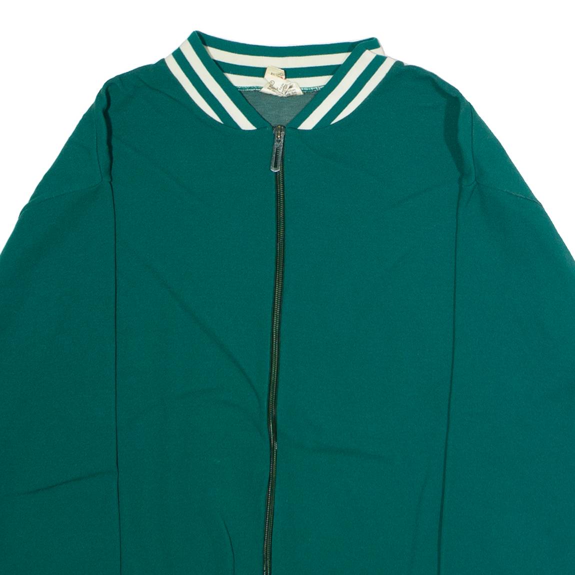NYLTEL Mens Track Jacket Green 80s M