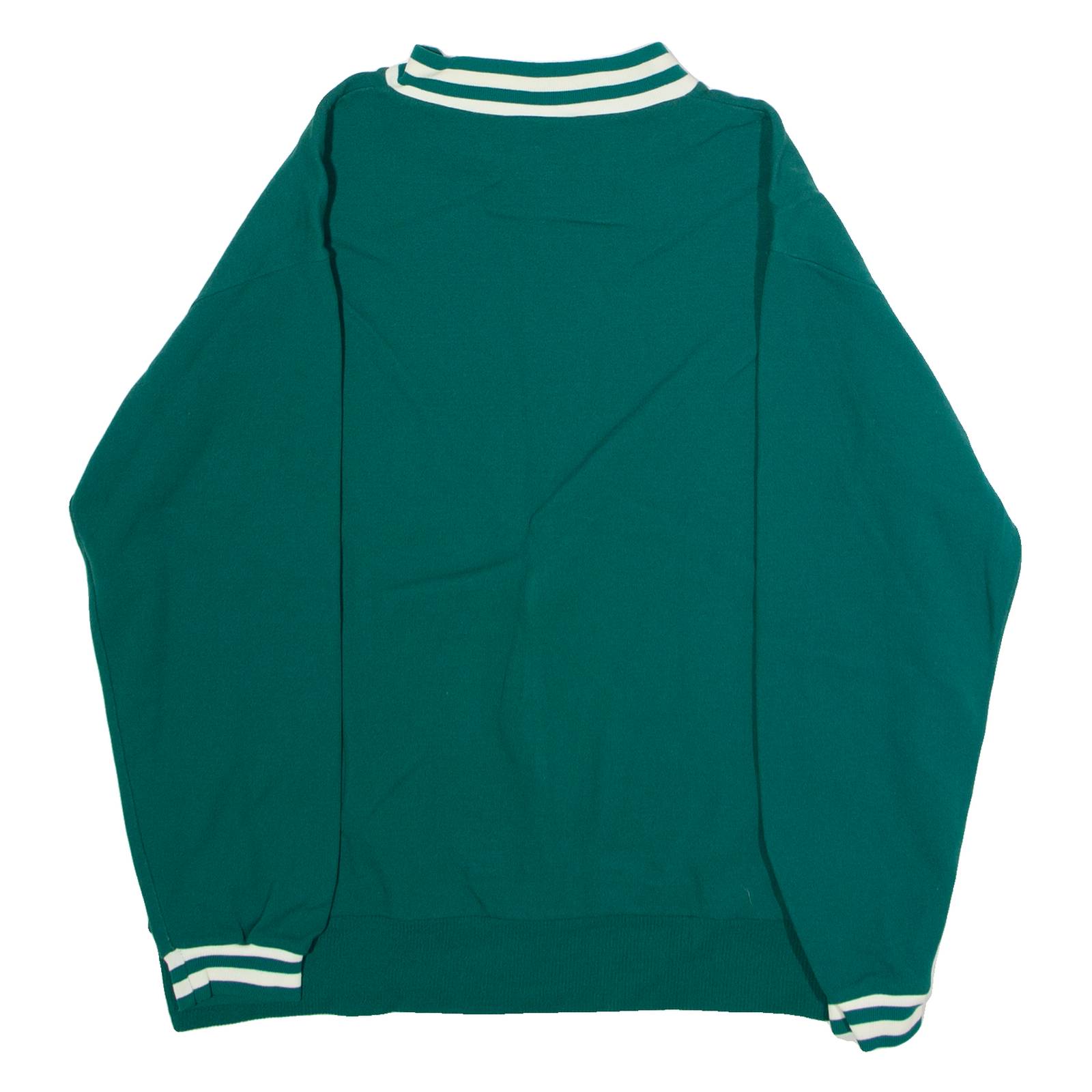 NYLTEL Mens Track Jacket Green 80s M