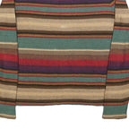 LAUREN RALPH LAUREN Womens Striped Patterned Boat Neck Knit Jumper L Cotton