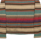 LAUREN RALPH LAUREN Womens Striped Patterned Boat Neck Knit Jumper L Cotton