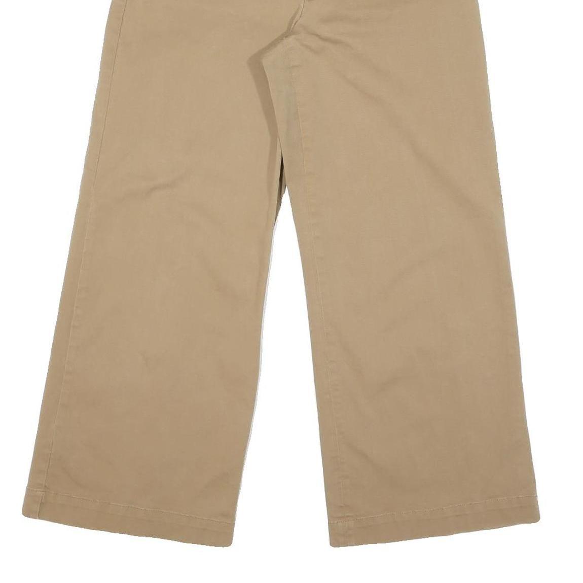 WEEKEND MAX MARA Mens Cotton Blend Beige Regular Straight Trousers W28 L26