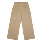 WEEKEND MAX MARA Mens Cotton Blend Beige Regular Straight Trousers W28 L26