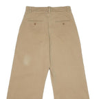 WEEKEND MAX MARA Mens Cotton Blend Beige Regular Straight Trousers W28 L26