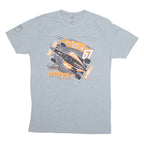 NEXT LEVEL Elliot Cox Mens T-Shirt Grey USA L
