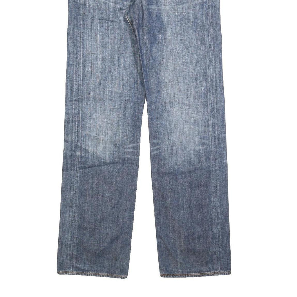 LEVI'S 501 Mens Jeans Blue Regular Straight Denim Medium W32 L32 Classic Cotton