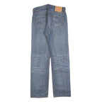 LEVI'S 501 Mens Jeans Blue Regular Straight Denim Medium W32 L32 Classic Cotton