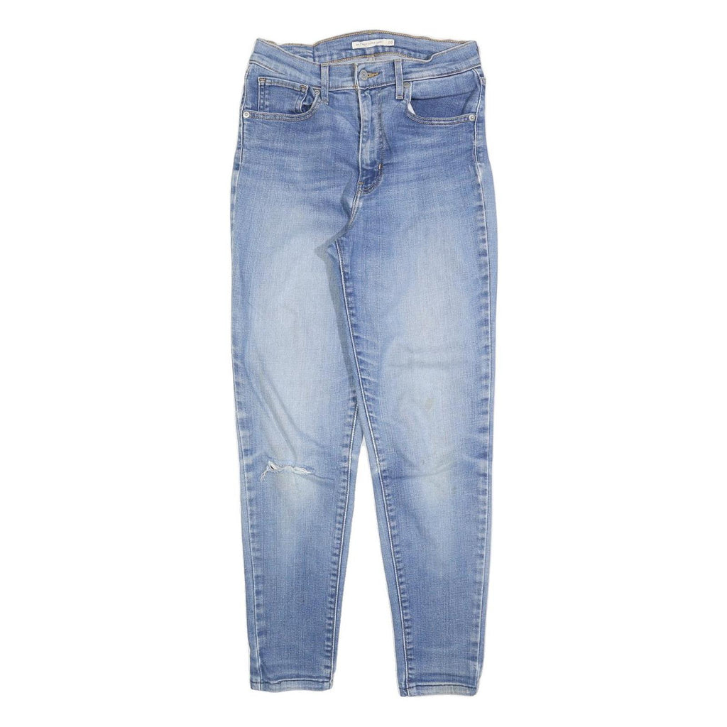 LEVI'S Womens Jeans Blue Slim Skinny Denim Light W28 L28 Zip Cotton Blend