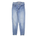 LEVI'S Womens Jeans Blue Slim Skinny Denim Light W28 L28 Zip Cotton Blend