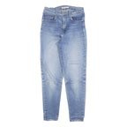 LEVI'S Womens Jeans Blue Slim Skinny Denim Light W28 L28 Zip Cotton Blend