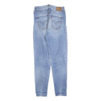 LEVI'S Womens Jeans Blue Slim Skinny Denim Light W28 L28 Zip Cotton Blend