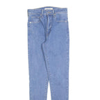 LEVI'S Womens Jeans Blue Slim Skinny Denim Light W27 L30 Zip Cotton Blend
