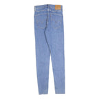 LEVI'S Womens Jeans Blue Slim Skinny Denim Light W27 L30 Zip Cotton Blend