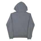 ADIDAS Mens Grey Blue Hoodie S Cotton Blend Casual Pullover Hooded Sweatshirt