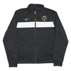 NIKE Mens Black & White Basketball Zip Jacket M Polyester Blend Sportswear